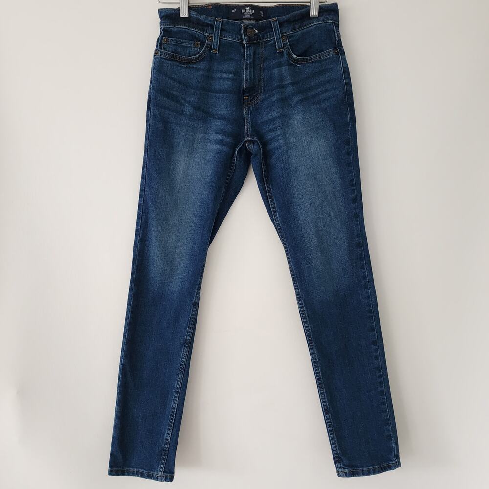 Hollister Epic Flex Skinny medium‎ wash jeans mens size 26x30